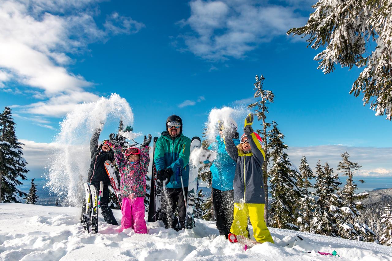 Ski and snowboard at Mt Seymour Ski Resort, Vancouver, BC